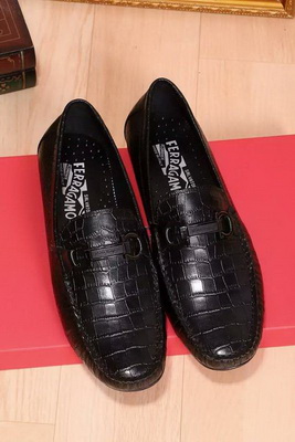 Salvatore Ferragamo Business Casual Men Shoes--026